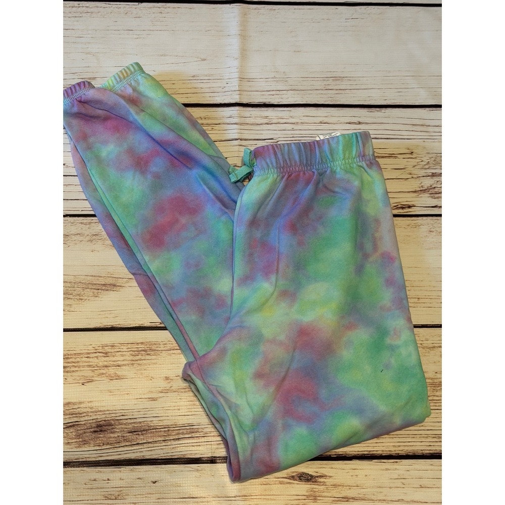 The Childrens‎ Place Girls Tie Dye Joggers French Rose XL 14 Pink Blue Green NEW
